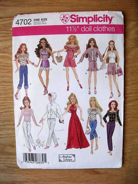 cómo se hacen vestidos para barbies